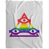 Salubri Pride logo Fleece Blanket - 60x80