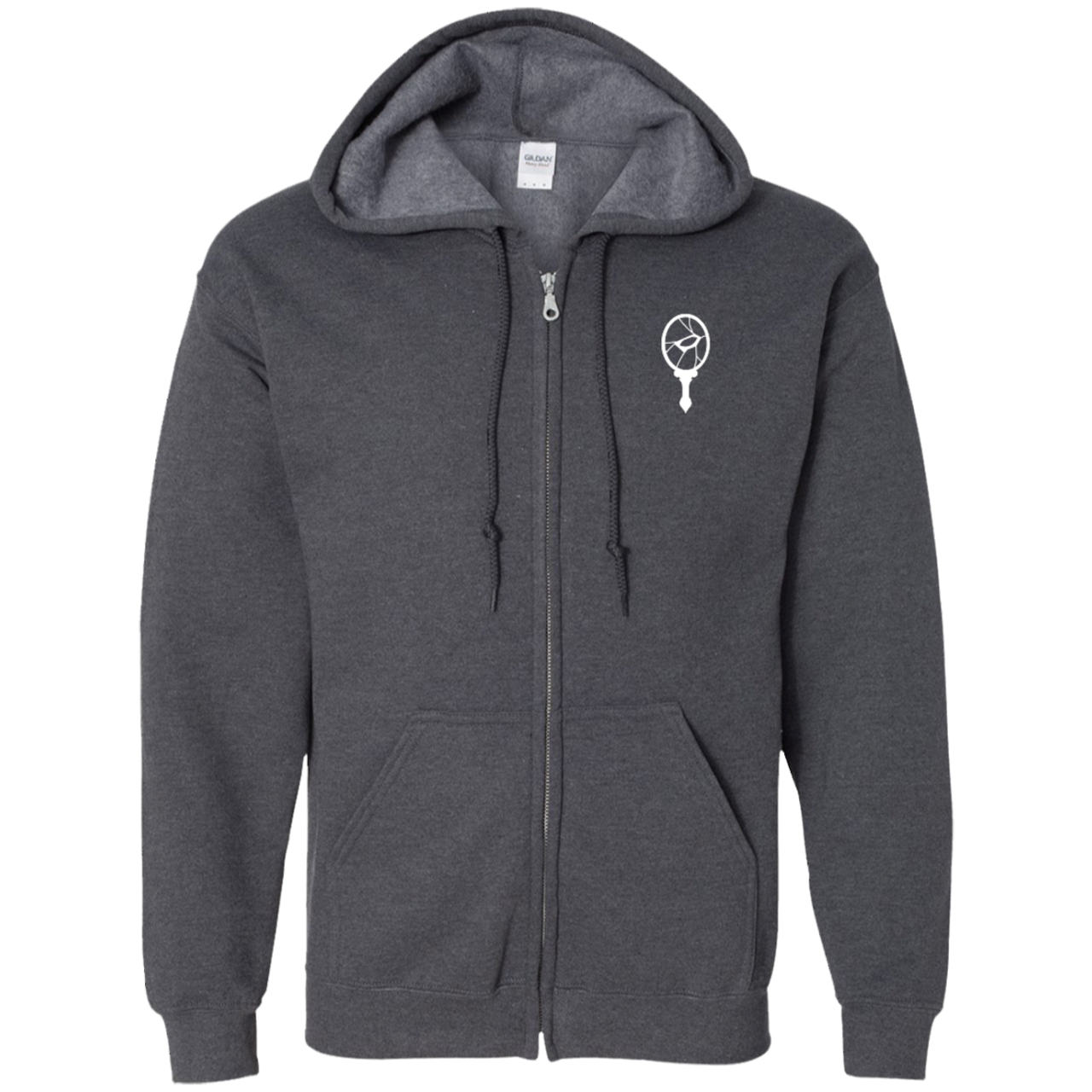 Malkavian Zip Up Hooded Sweatshirt