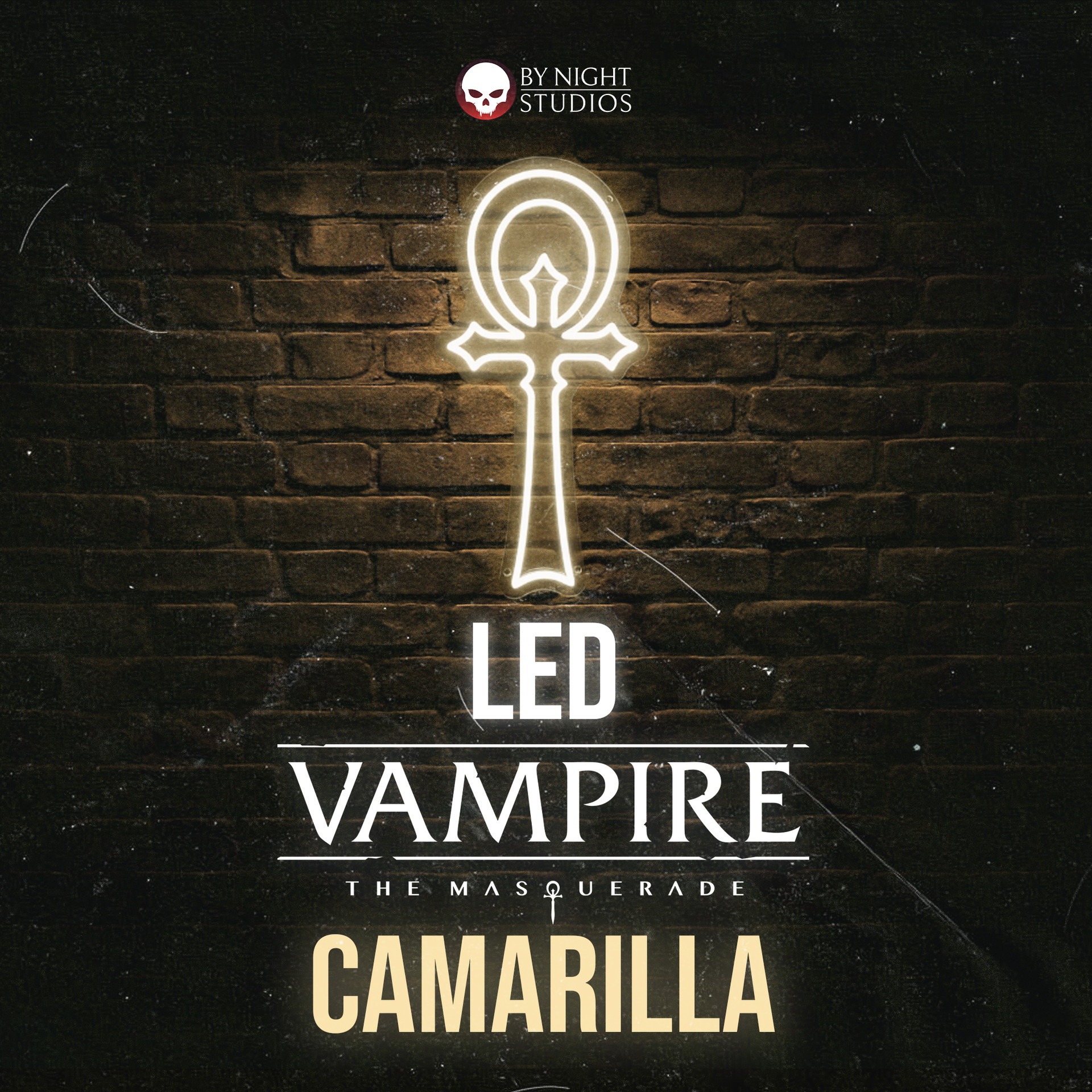 V5 Camarilla LED Neon Wall Ankh