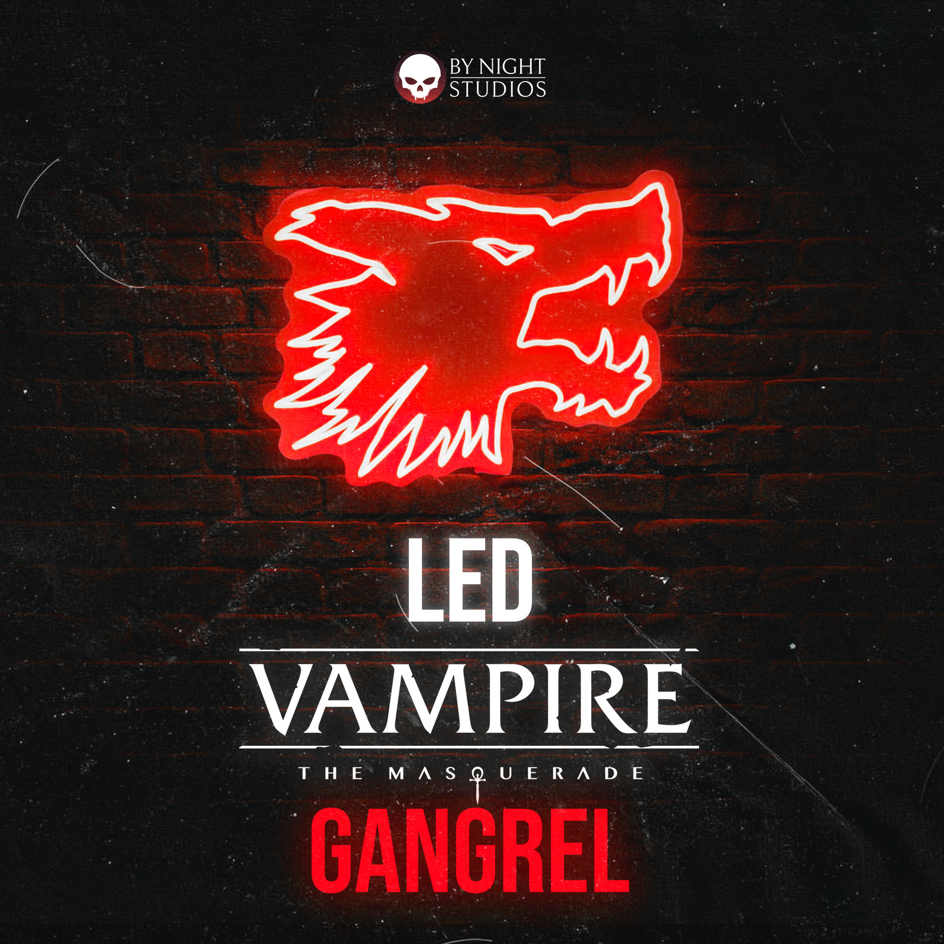 V5 Gangrel LED Neon Wall Sign