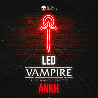 V5 Vampire: The Masquerade LED Neon Wall Ankh