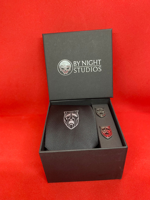 Nosferatu Silk Tie and Cufflinks set