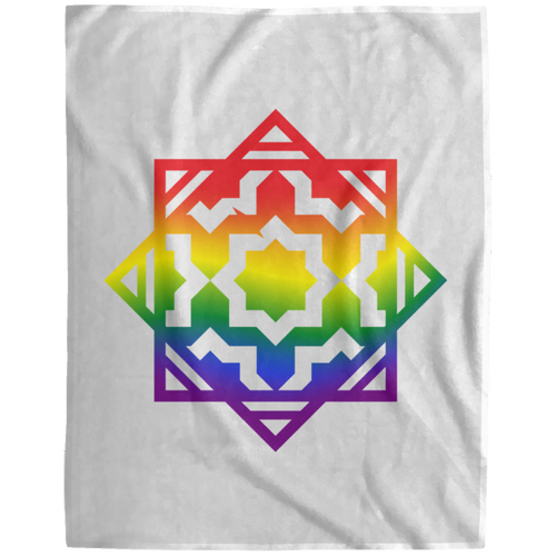 Banu Haqim Pride logo Fleece Blanket - 60x80
