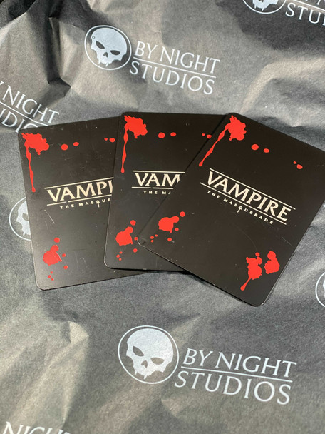 Vampire: the Masquerade RPS Metal Cards