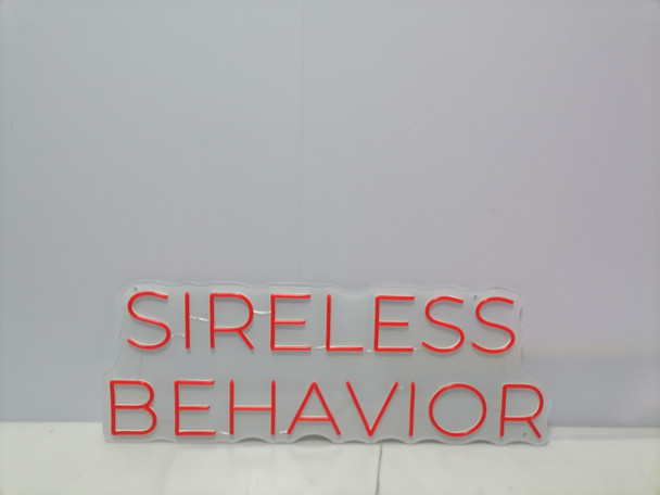 SIRELESS  BEHAVIOR Neon Wall Sign LED