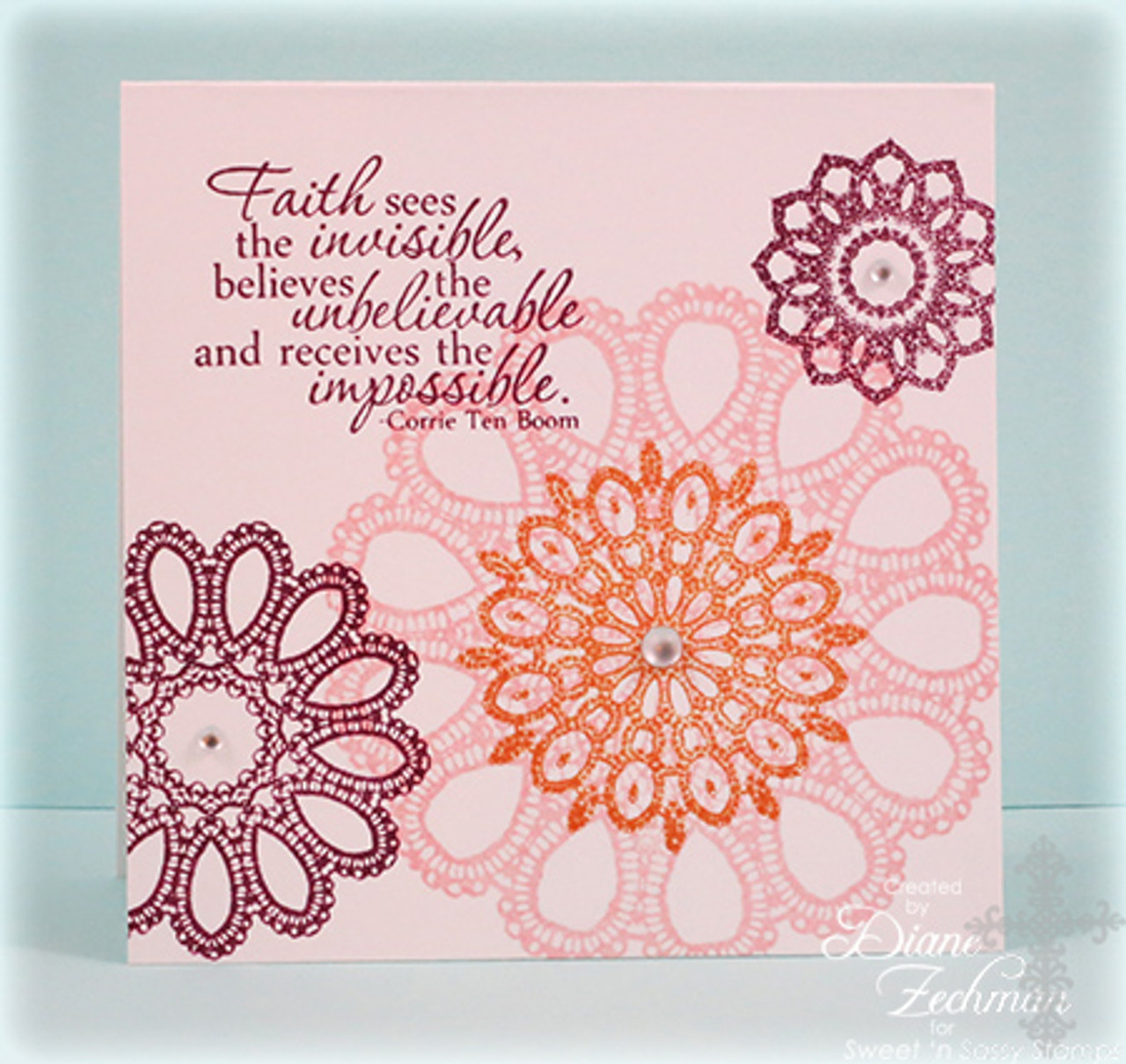 Faith Clear Stamp Set Sweet N Sassy Stamps Llc
