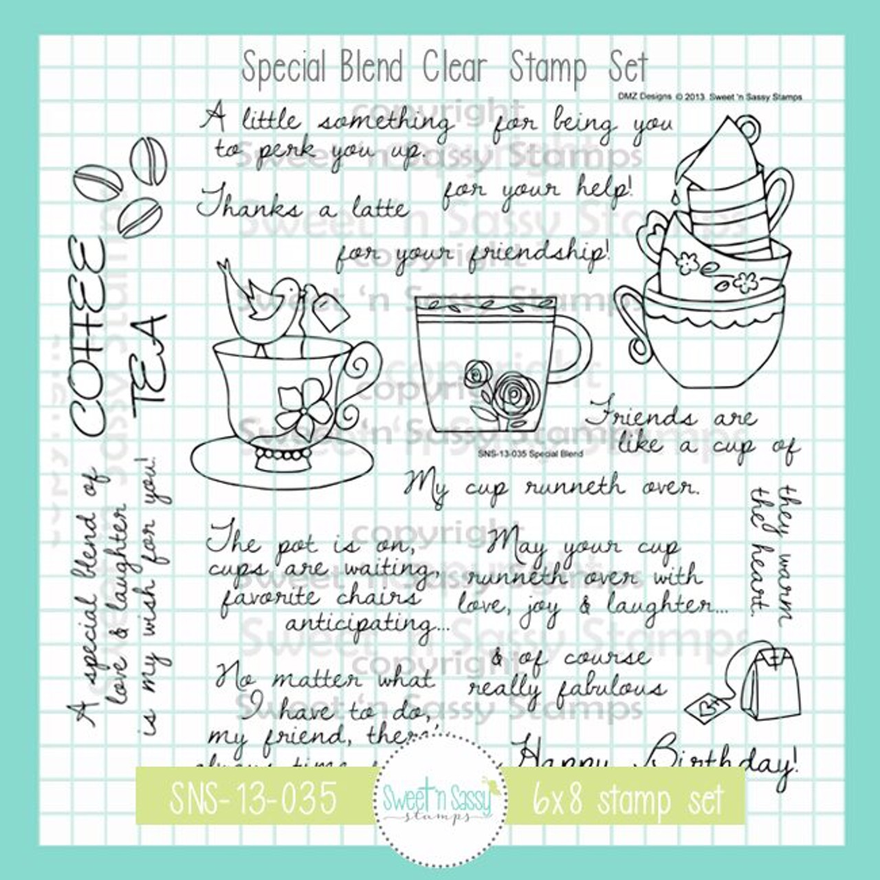 Sweater Weather Clear Stamp Set - Sweet 'n Sassy Stamps, LLC