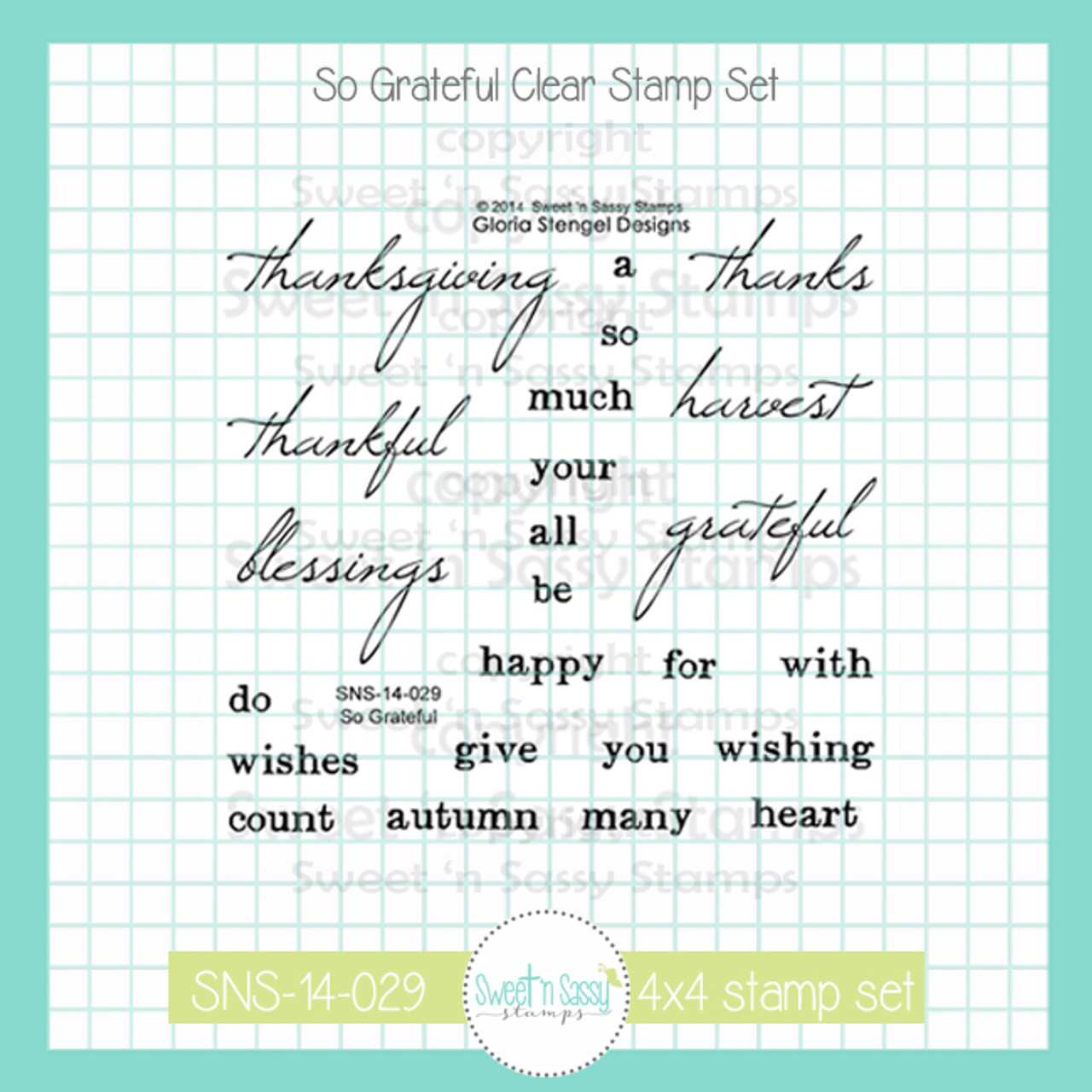 So Grateful Stamp Set SnSS