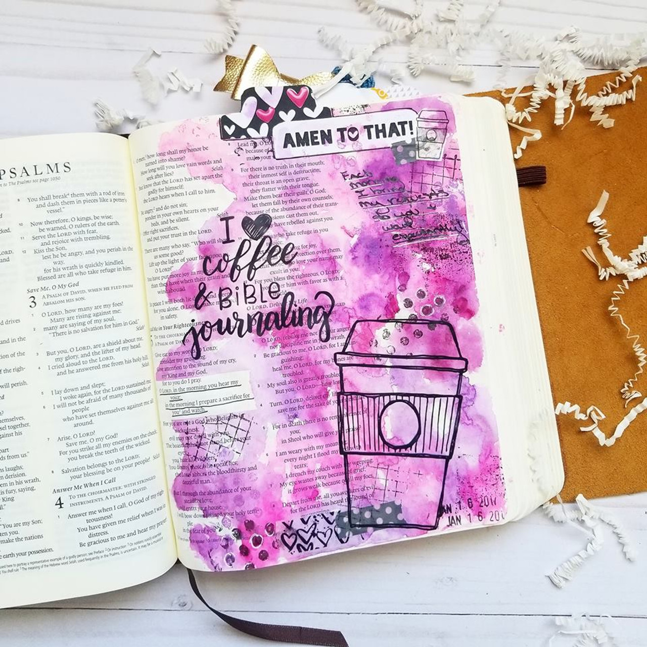 Coffee & Bible Journaling Digital Set - Sweet 'n Sassy Stamps, LLC