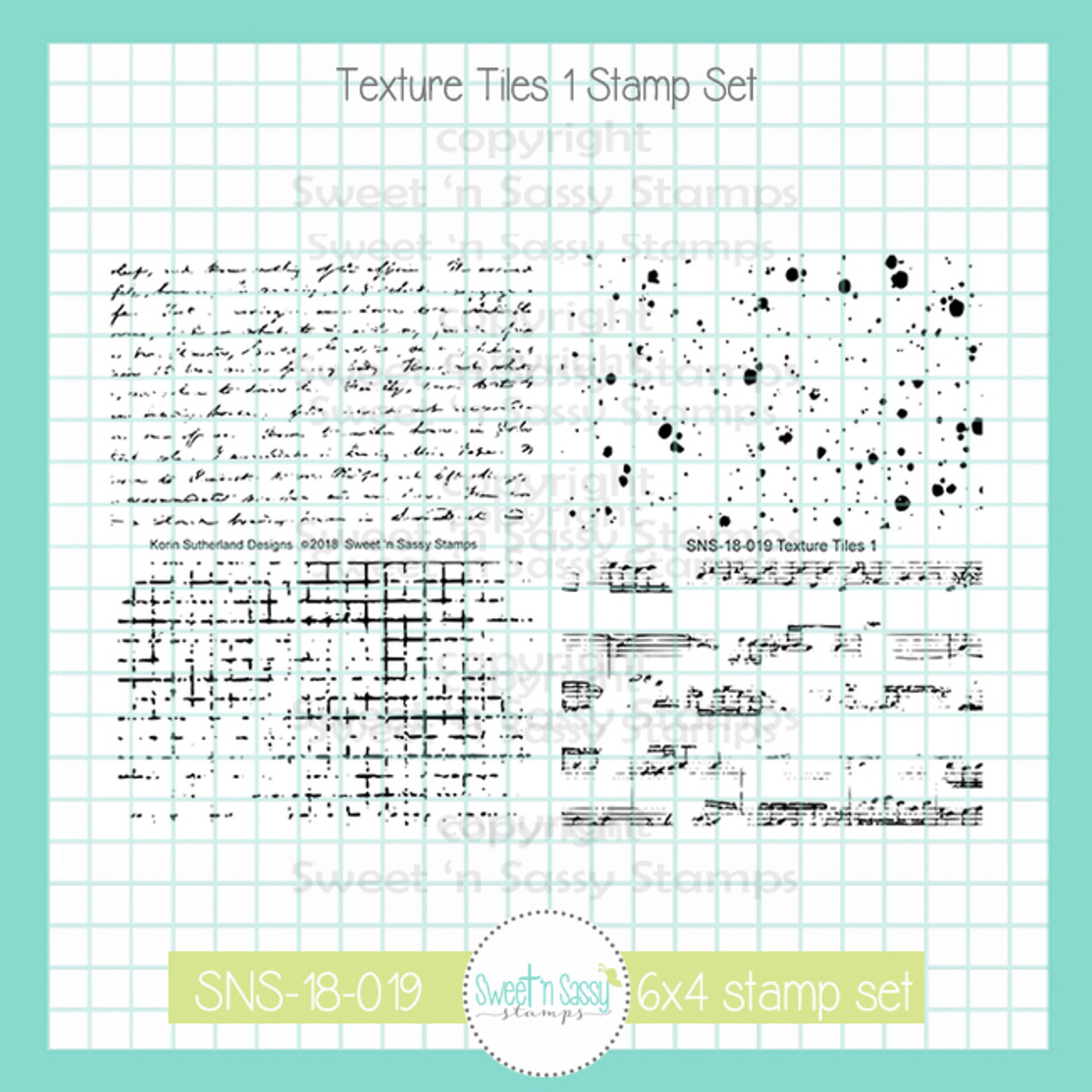 SnSS Texture Tiles 1 Stamp Set