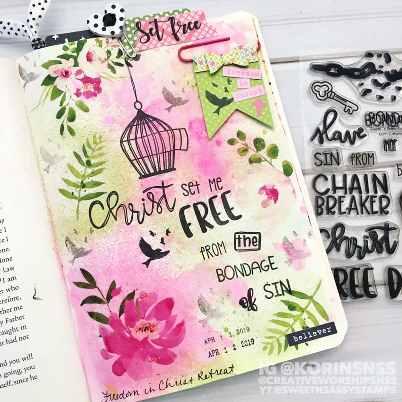 Create Clear Stickers with Unity Stamps for Bible Journaling – Graciellie  Design