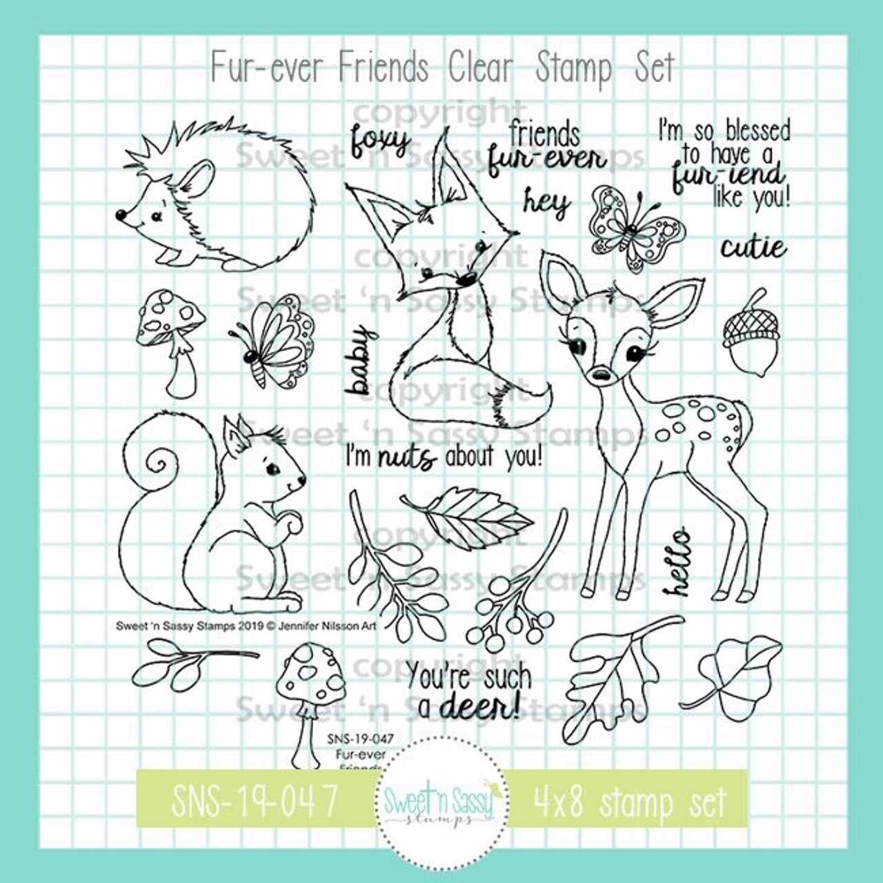 SnSS Furever Friends Stamp Set