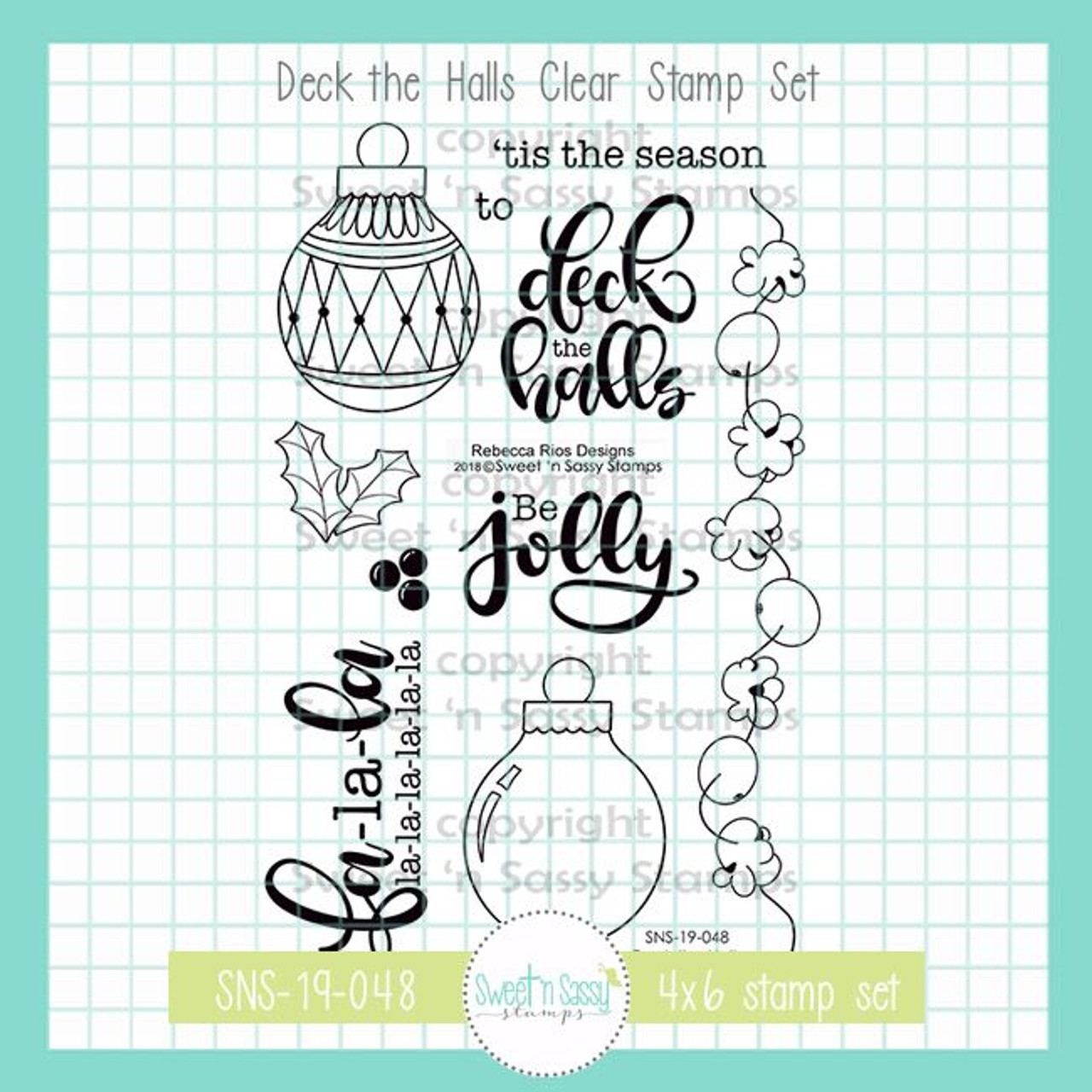 Ooh La La Collection Clear Acrylic Stamps