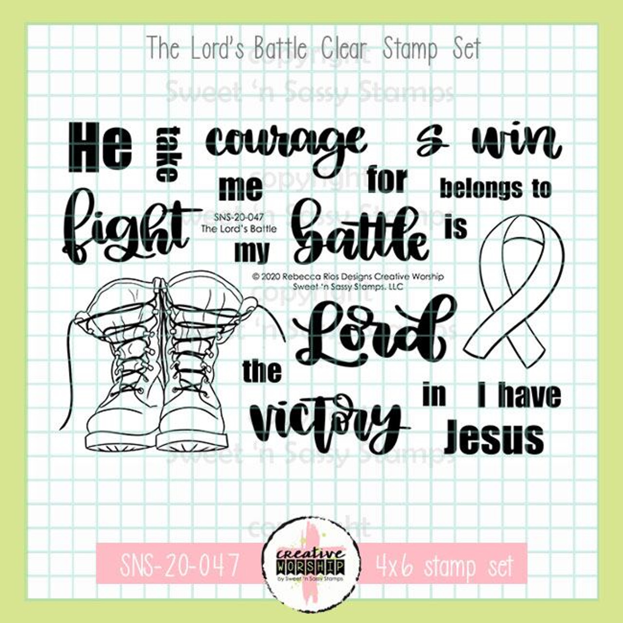 The Lord's Battle Stamp Set
