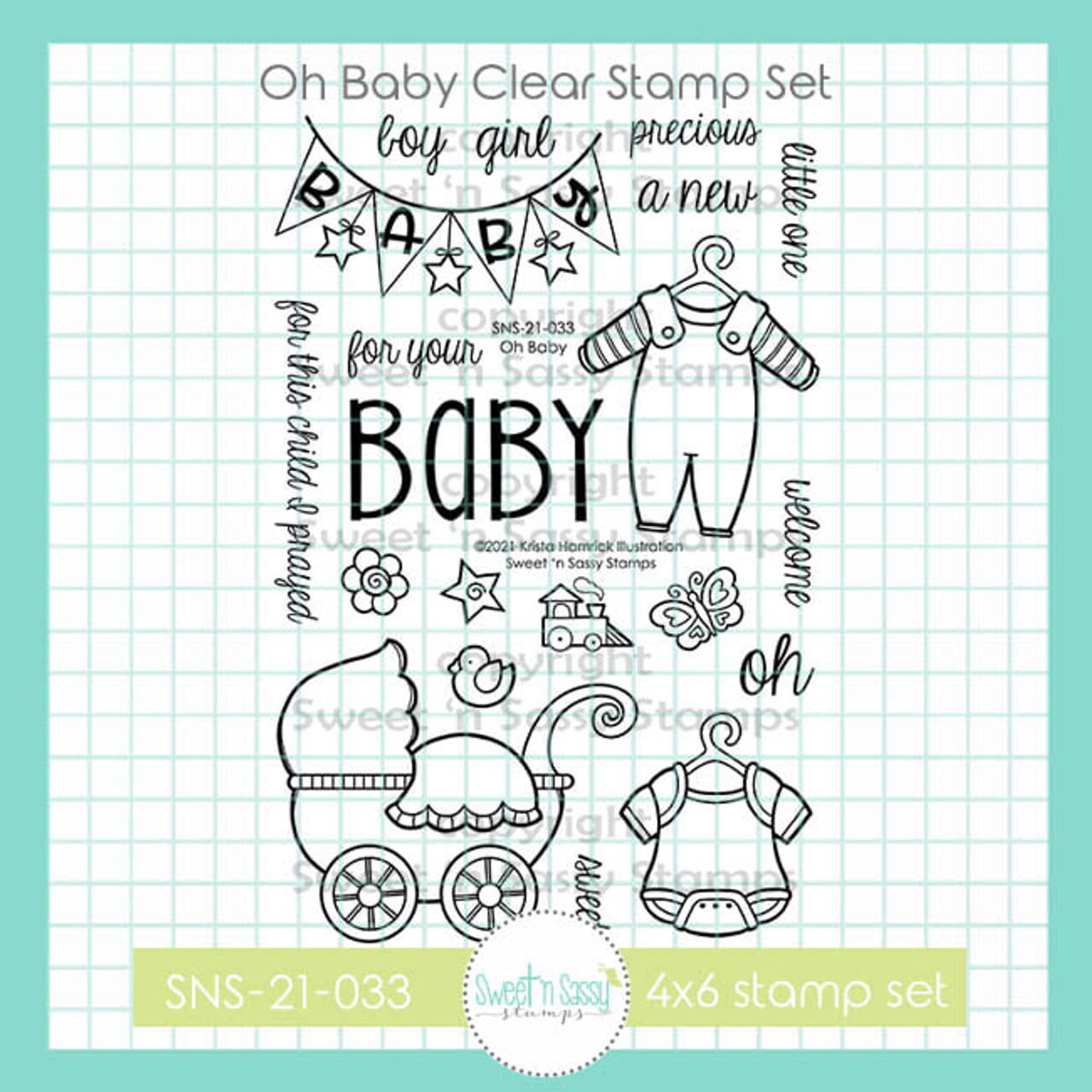 SnSS Oh Baby Stamp Set