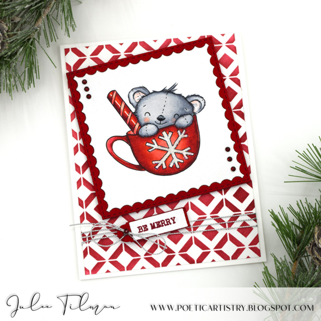 Have A Mice Christmas Diamond Card