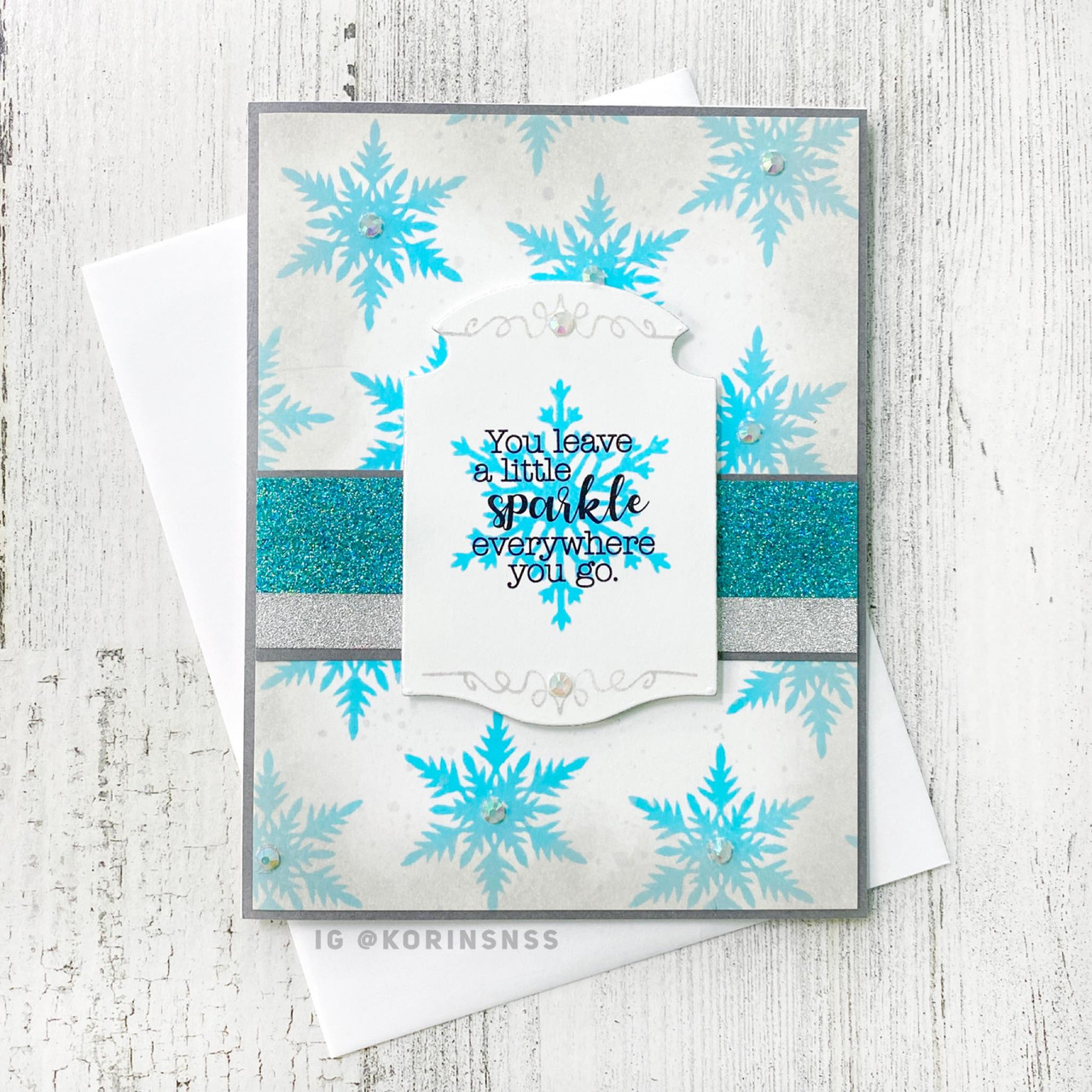 CL511 Christmas Sparkle clear stamp set