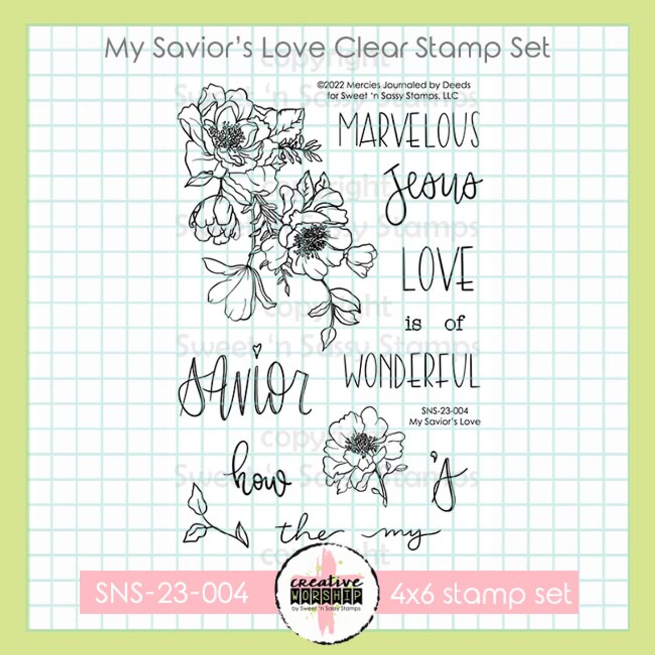 SnSS My Savior's Love Stamp Set