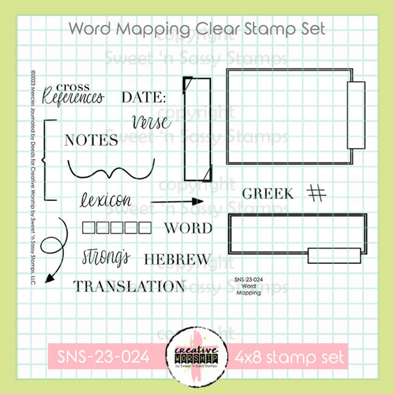 SnSS Word Mapping Stamp Set