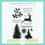 SNSS Christmas Silhouettes Stamps