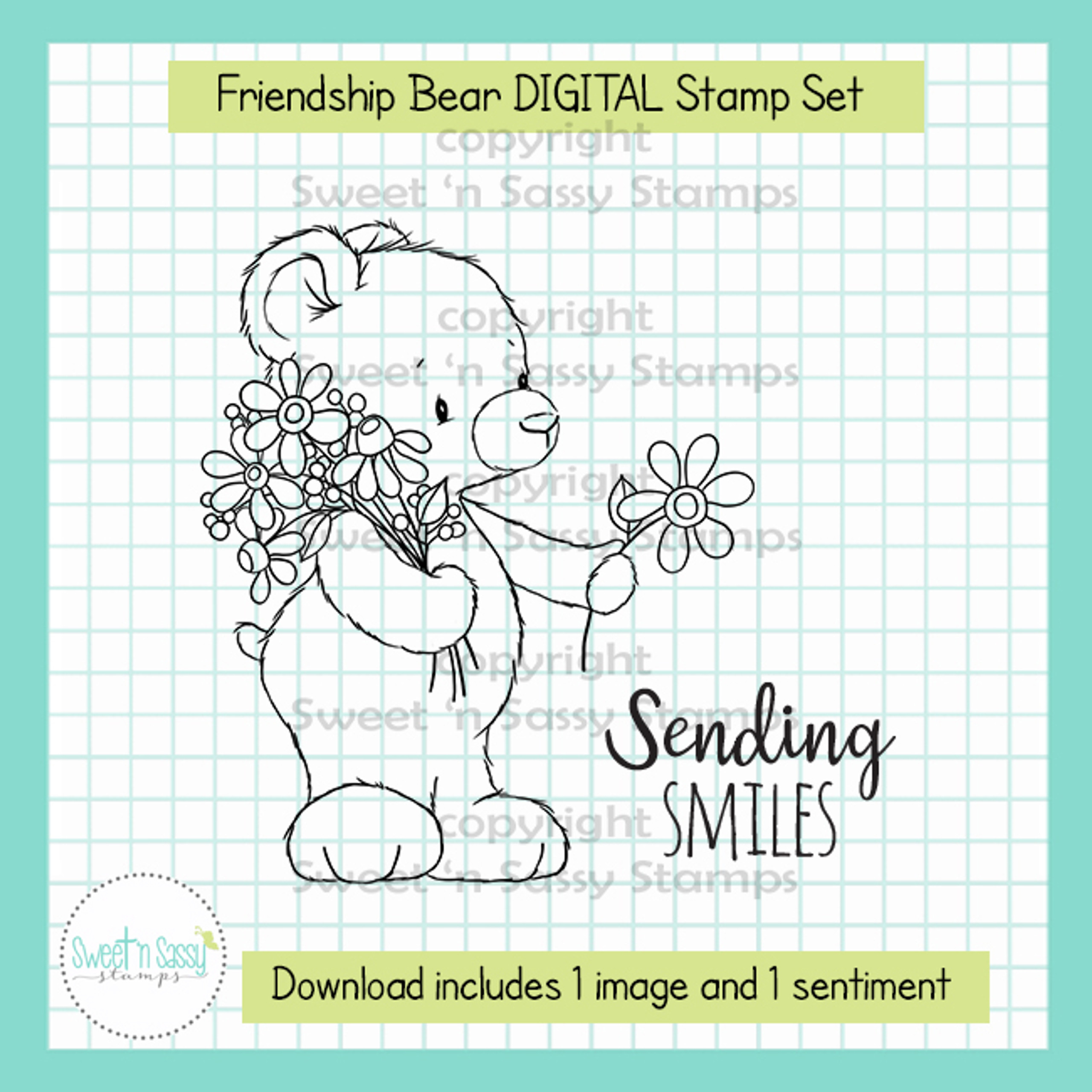 Graduation Digital Stamp Set - Sweet 'n Sassy Stamps, LLC