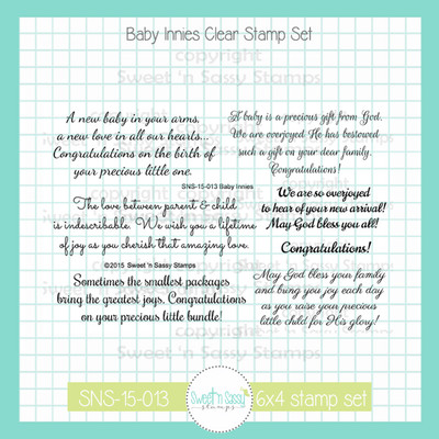 Baby Innies Clear Stamp Set