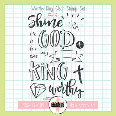 Creative Worship: Worthy King Clear Stamp Set