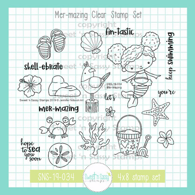 Mer-mazing Clear Stamp Set