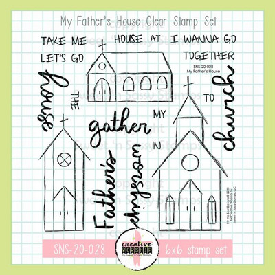 Creative Worship: My Father's House Clear Stamp Set