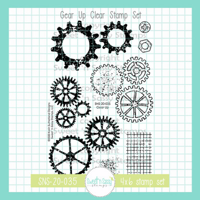 Gear Up Clear Stamp Set