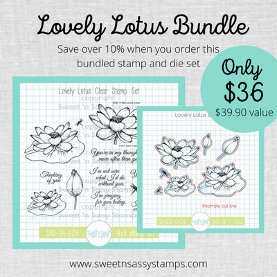 Lovely Lotus Stamp & Die Bundle