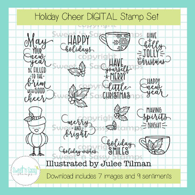 Holiday Cheer DIGITAL Stamp Set
