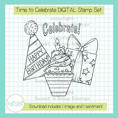 Time to Celebrate DIGITAL Stamp Set