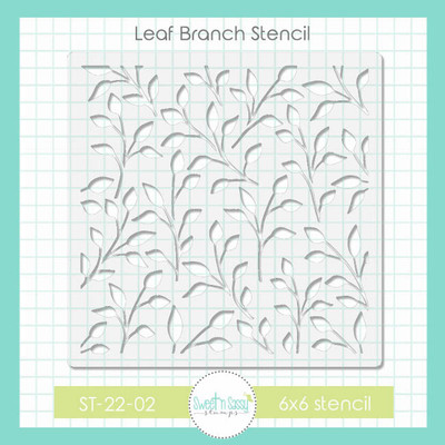 Leaf Branch Stencil