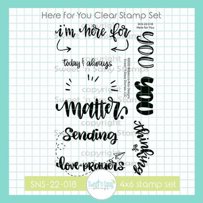 Here for You Clear Stamp Set