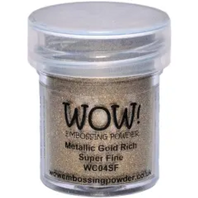 WOW! Embossing Powder - Metallic Gold Rich - Super Fine