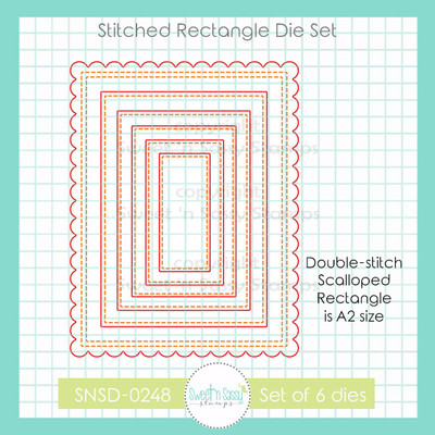 Stitched Rectangle Die Set