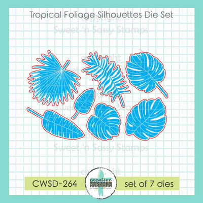 Tropical Foliage Silhouettes Die Set