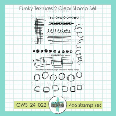 Funky Textures 2 Clear Stamp Set