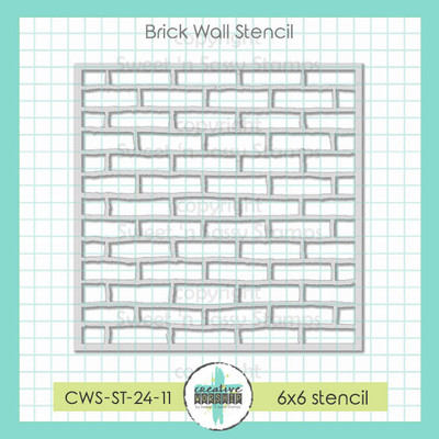 Brick Wall Stencil