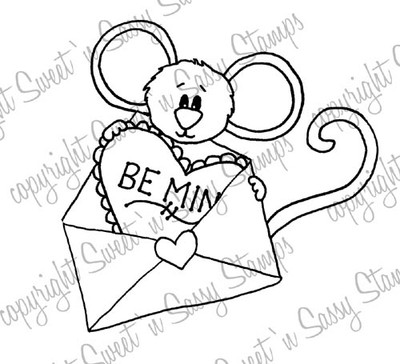 Be Mine Cocoa Digital Stamp