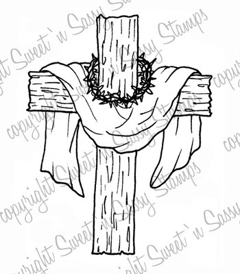 Old Rugged Cross Digital Stamp