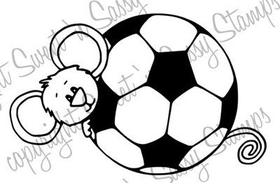 Cocoa Loves Soccer Digital Stamp Cocoa Loves Soccer Digital Stamp