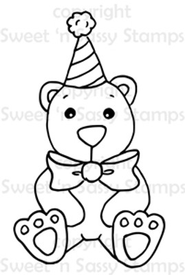 BoBo the Circus Bear Digital Stamp