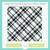 Diagonal Plaid Background Clear Stamp