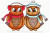 Winter Love Owls Colored Digital Stamp