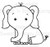 Edmund Elephant Digital Stamp