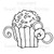 Cocoa's Popcorn Digital Stamp