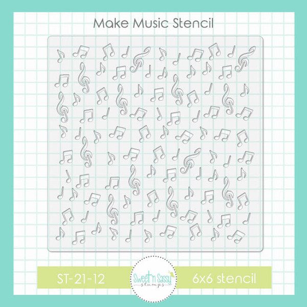 snss Make Music Stencil