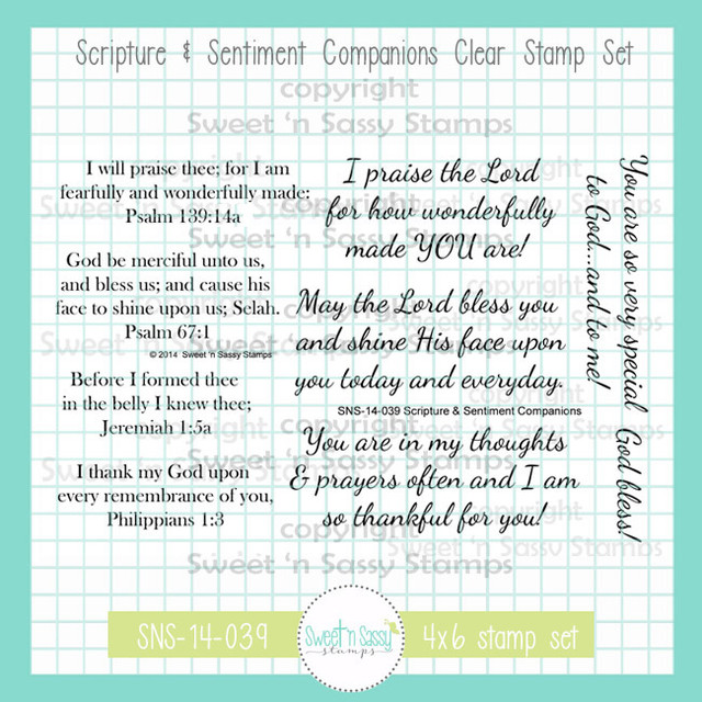 Hummingbird with Scripture Digital Stamp - Sweet 'n Sassy Stamps, LLC
